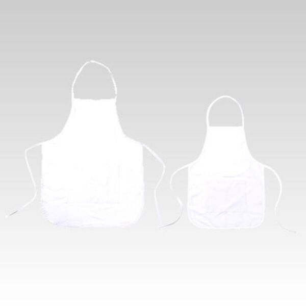 Sublimation White Apron with Pocket Thumbnail