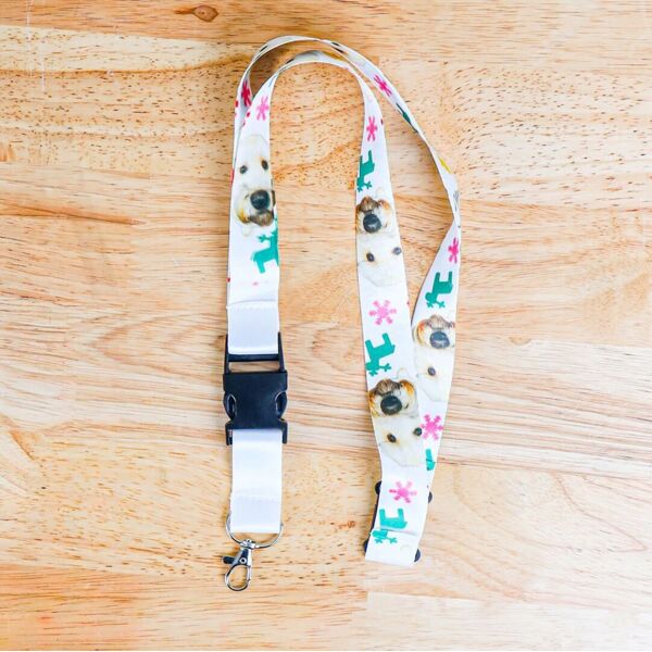 White Sublimation Lanyard Thumbnail