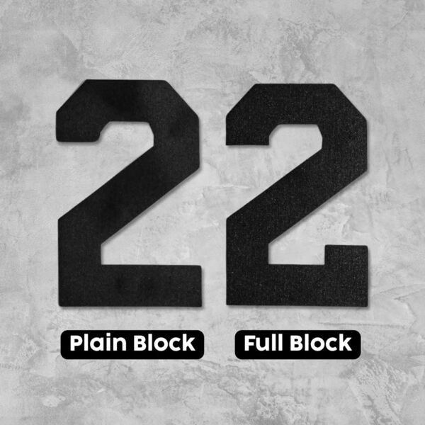 Pressable Tackle Twill Numbers Thumbnail