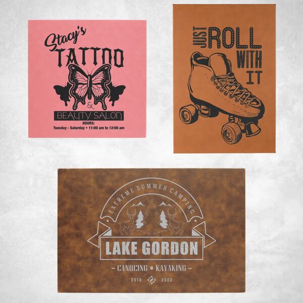 Blank Laserable Leatherette Wall Decor Thumbnail