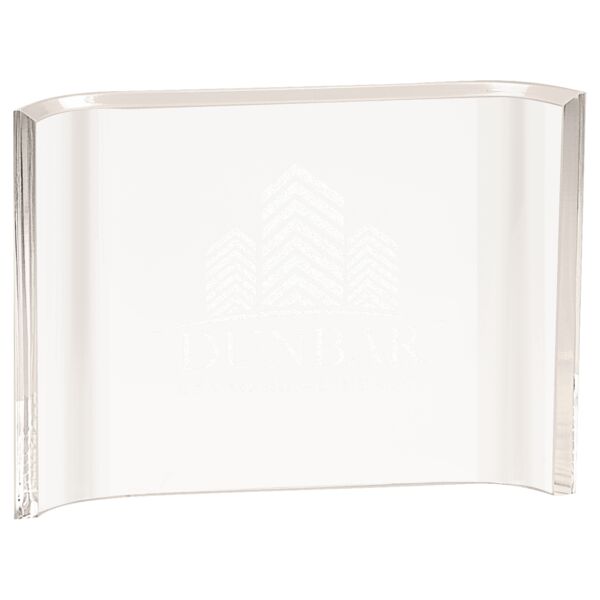 7" x 5" Acrylic Crescent Thumbnail