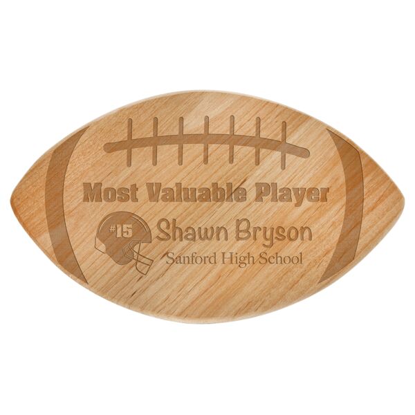 11" x 6 1/2" Football Plaque Thumbnail