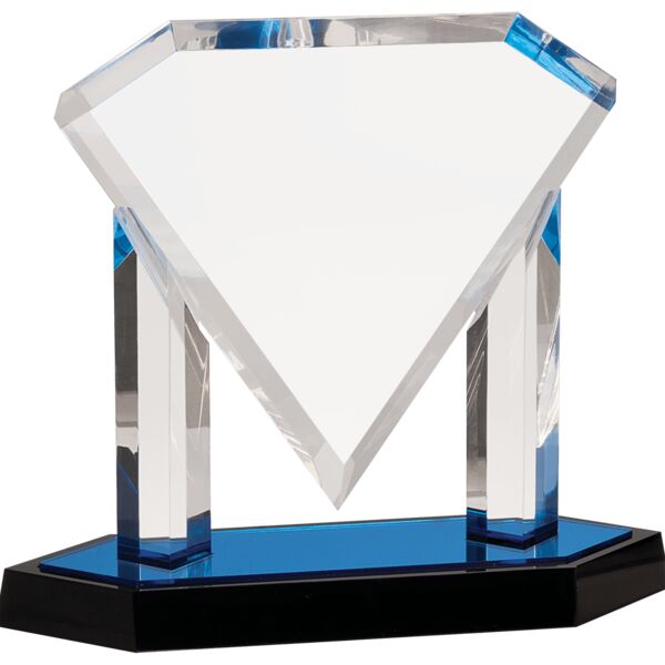 9 1/2" Floating Diamond Acrylic Thumbnail