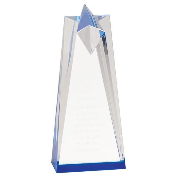 3 1/2" x 8" Sculpted Star Acrylic Thumbnail