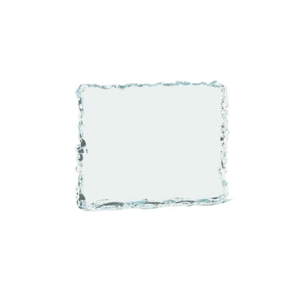 6 1/2" x 5 1/4" Crushed Ice Jade Acrylic Upright Only Thumbnail