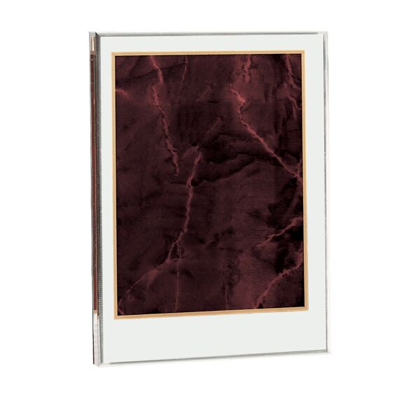 7" x 9 5/8" Ruby Marble Acrylic Award Upright Only Thumbnail