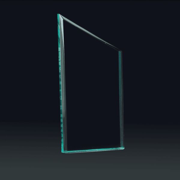 3 3/4" x 7" Zenith Series Jade Acrylic Award-Upright Only Thumbnail