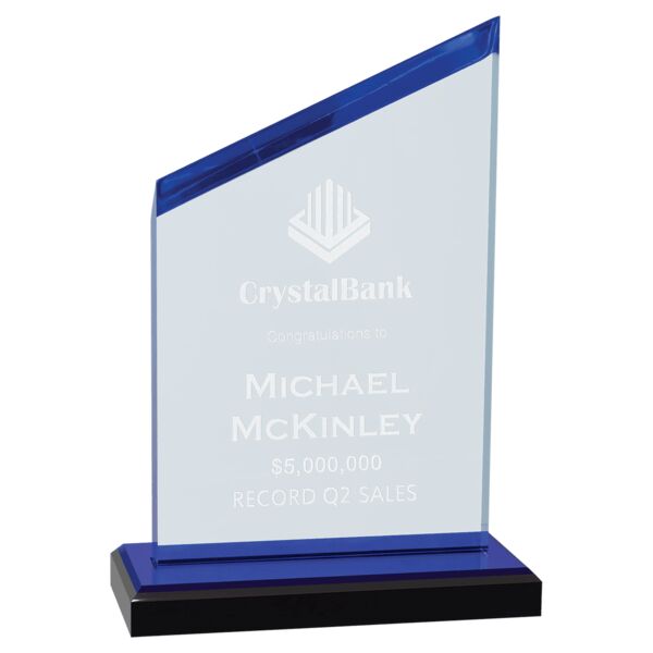 4 1/2" x 6 1/2" Zenith Series Acrylic with Accents, Base with Mirror Top Thumbnail