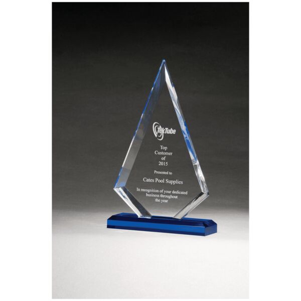 6" x 9 1/2" Arrow Series Acrylic with Highlights and Base Thumbnail