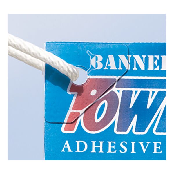 3" x 1 1/2" Crystal Adhesive Mini Power Tabs (order 1 for pack of 100) Thumbnail