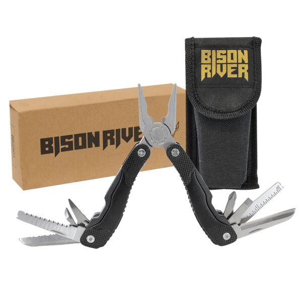 Bison River 4" 13 Function Multi Tool with Nylon Sheath Thumbnail