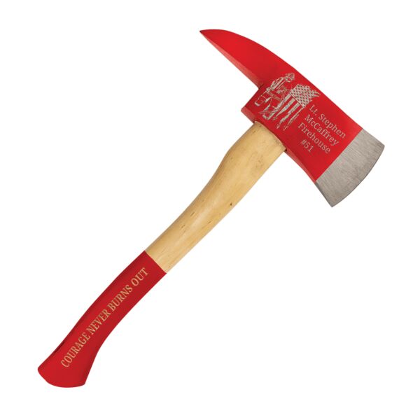 17 1/2" Short Fireman Axe with Blade Guard Thumbnail