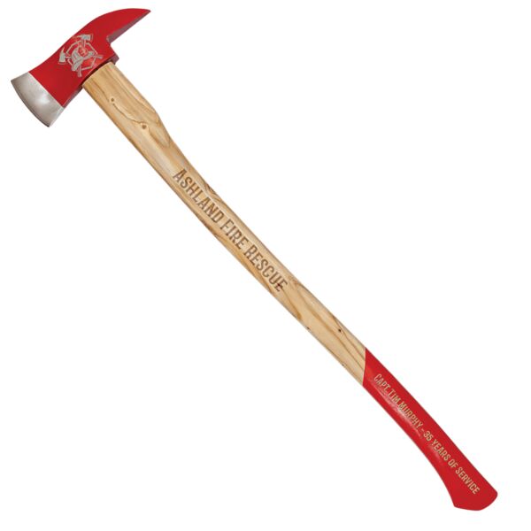 36" Long Fireman Axe with Blade Guard Thumbnail