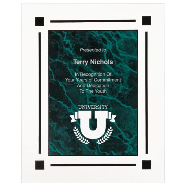 7" x 9" Marble Acrylic -Plaq Thumbnail