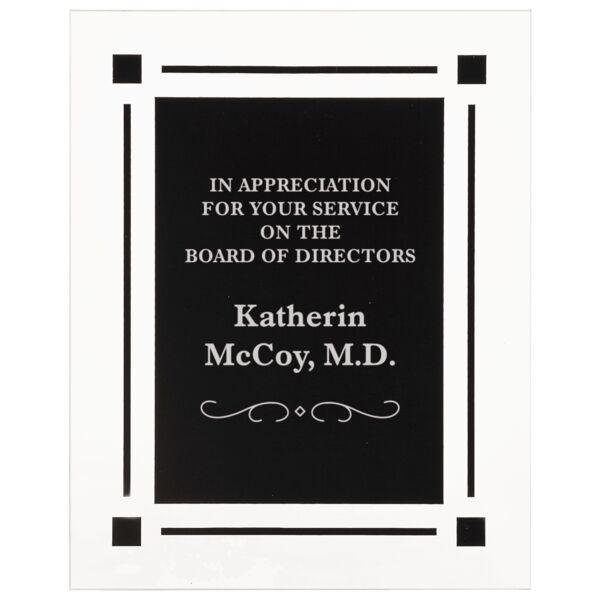 7" x 9" Solid Acrylic Plaq Thumbnail