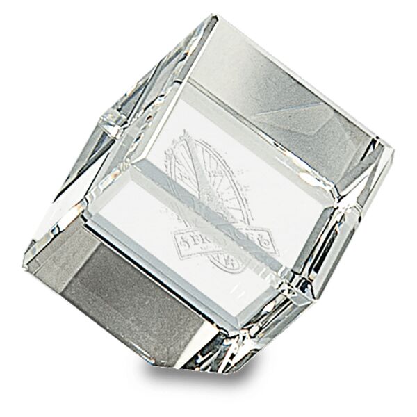 1 1/2" x 1 1/2" Crystal Cube Thumbnail