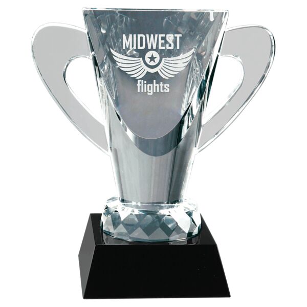 6 1/2" Crystal Cup on Pedestal Base Thumbnail