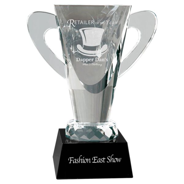 7 3/4" Crystal Cup on Pedestal Base Thumbnail