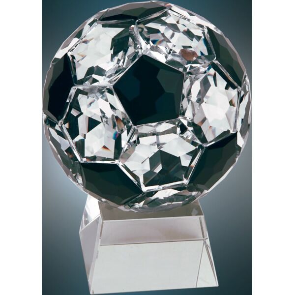 11 1/4" Crystal Soccer Ball on Base Thumbnail