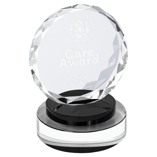 5" Round Facet Crystal on & Round Base Thumbnail
