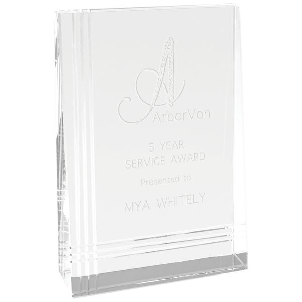 4" x 6" Crystal Wedge Thumbnail