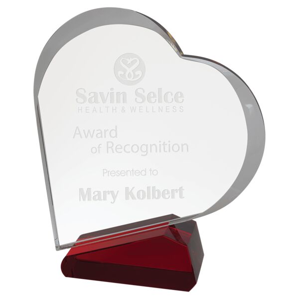 / Crystal Slant Heart Thumbnail