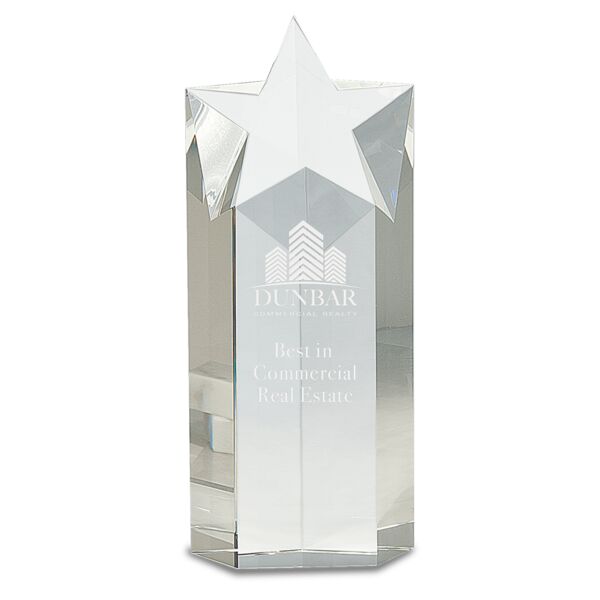 10" Crystal Star Column Thumbnail