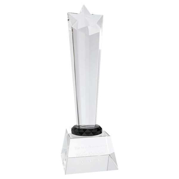 10" Crystal Rising Star with Base Thumbnail