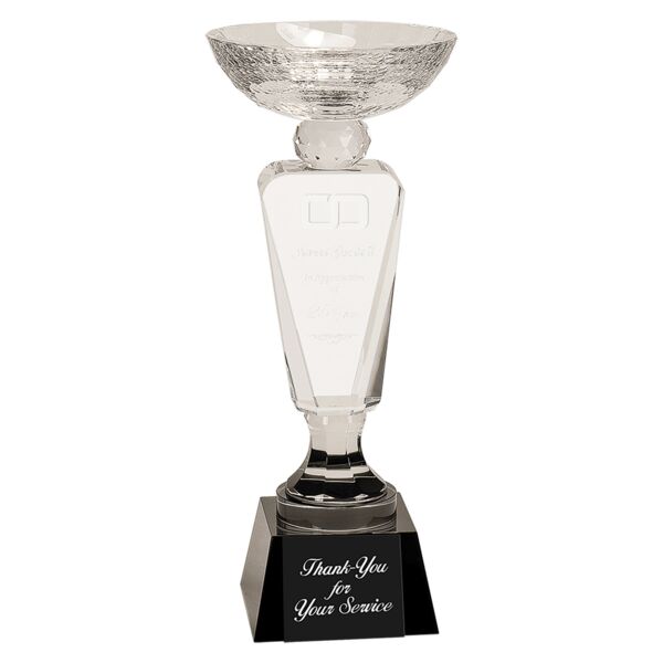 11" Crystal Cup with Pedestal Base Thumbnail