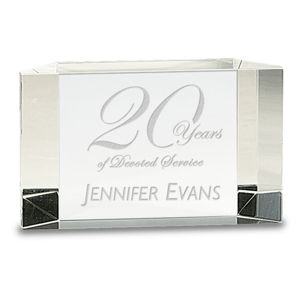 5" x 3" Crystal Facet Block Thumbnail