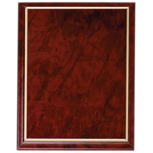 8" x 10" Ruby Marble Finish Plaque with Cove Edge Thumbnail