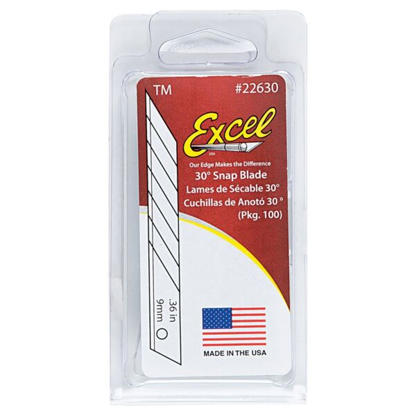 Excel 30 Degree Snap Blades - 100 Pack Thumbnail