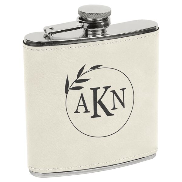 6 oz. / Laserable Leatherette Flask Thumbnail