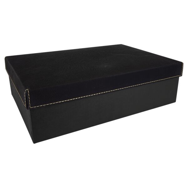 12" x 8" Gift Box with Laserable Leatherette Lid Thumbnail