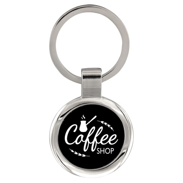 2 1/2" Laserable Round Keychain Thumbnail