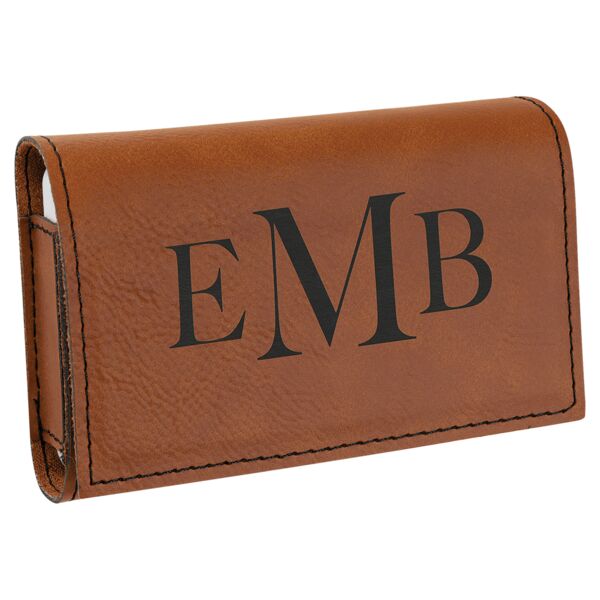 4 3/4" x 3 1/8" Laserable Leatherette Pill Box Thumbnail