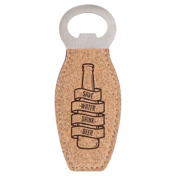 Cork Bottle Opener with Magnet Thumbnail
