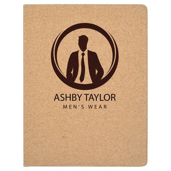 9 1/2" x 12" Cork Portfolio with Notepad Thumbnail