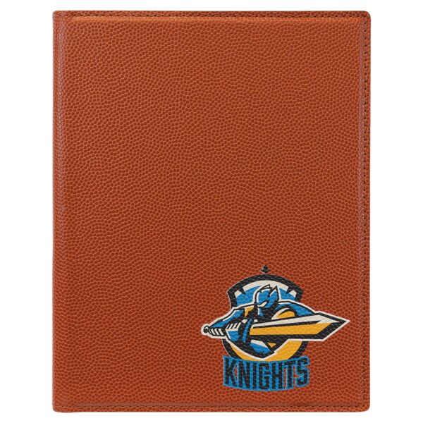 7" x 9" Basketball Laserable Leatherette Small Portfolio with Notepad Thumbnail