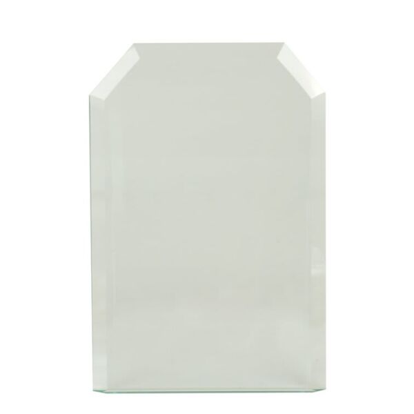 3 1/2" x 5 1/2" Jade Clip Corner Gateway Glass Replacement Blank Thumbnail
