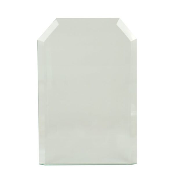 4 1/2" x 7" Jade Clip Corner Gateway Glass Replacement Blank Thumbnail