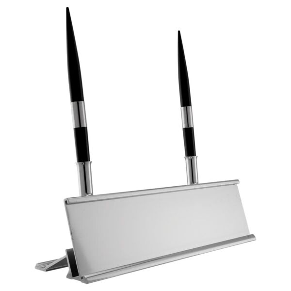 8" Bright JRS Desk Holder w/pens for 2" x 8" x 1/6" Plastic Thumbnail