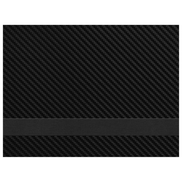 12" x 24" Carbon Fiber/ Laserable Leatherette Sheet Stock with Kota Pro Adhesive Thumbnail