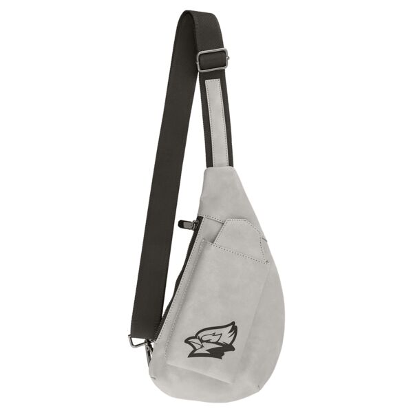 Crescent Bag - Laserable Leatherette, Creekside Collection, Light Thumbnail