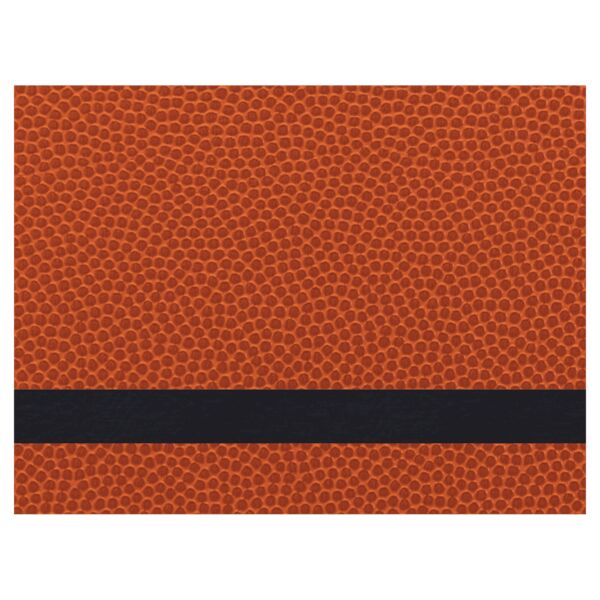 12" x 24" Basketball Laserable Leatherette Sheet Stock Thumbnail