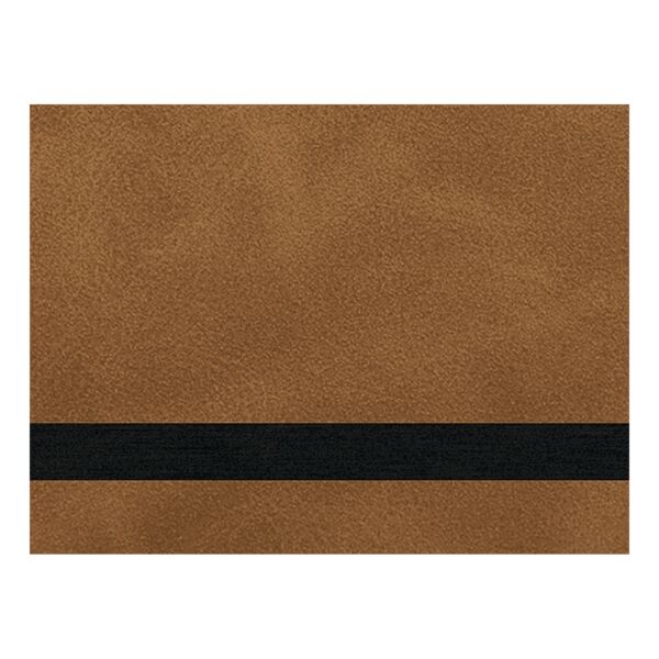 12" x 24" Medium Brown Premier Laserable Leatherette Sheet Stock - Creekside Collection with No Adhesive Thumbnail