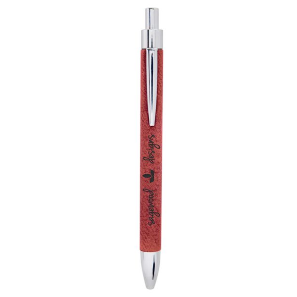 Rose Laserable Leatherette Pen Thumbnail