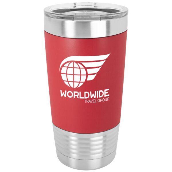 Polar Camel 20 oz. / Silicone Grip Tumbler with Standard Lid Thumbnail