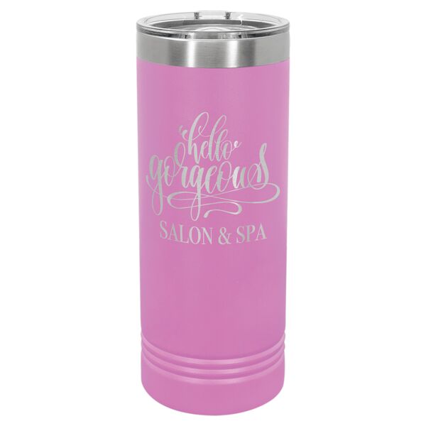 Polar Camel 22 oz. Light Skinny Tumbler with Slider Lid Thumbnail