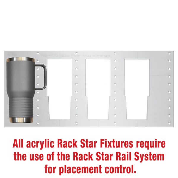 20 oz. Polar Camel Travel Mug with Handle Fixture-Holds 4 Thumbnail